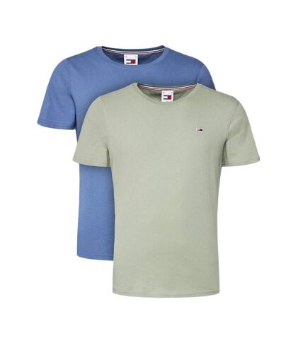 X2 T-shirt Bleu/Vert Homme Tommy Hilfiger DM0DM15381 - S