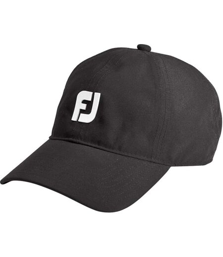 Mens Dry Joys Baseball Cap Black White FootJoy