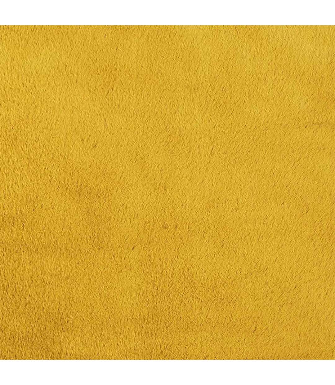 Tapis Imitation Fourrure Fin 120x170cm Moutarde-3
