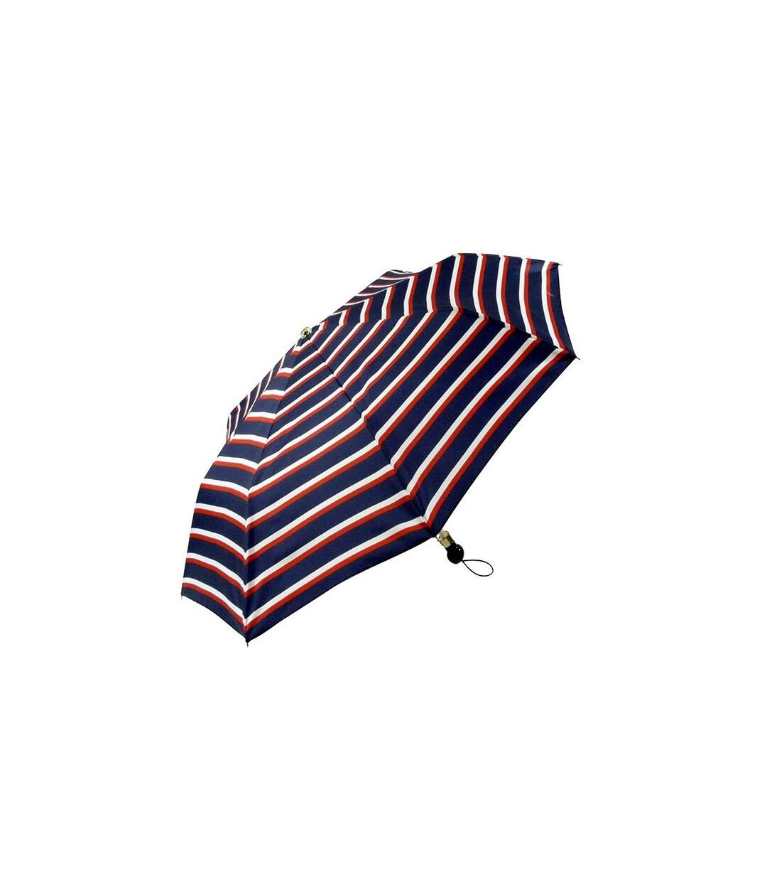 Le Parapluie Français - Parapluie pliant Rayures - marine - 7954-1