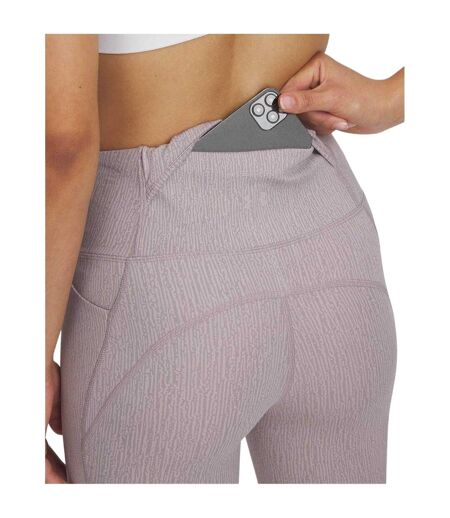Womens/ladies Launch Elite Abstract Leggings Frost Gray Under Armour
