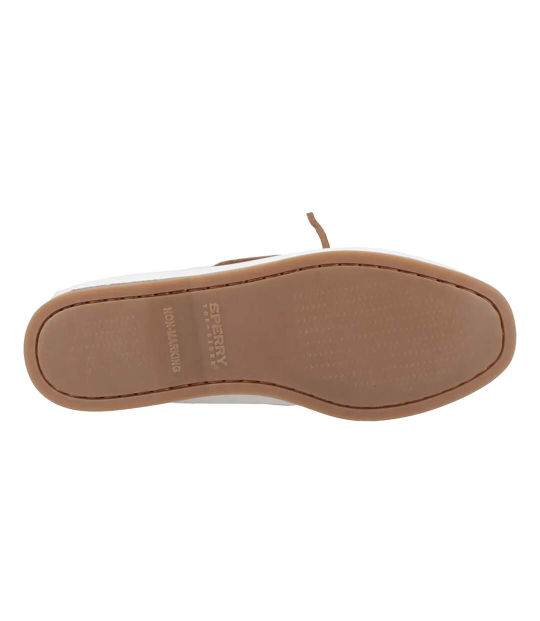 Chaussures Bateau Authentic Femme Blanc Marron Pâle Sperry-4