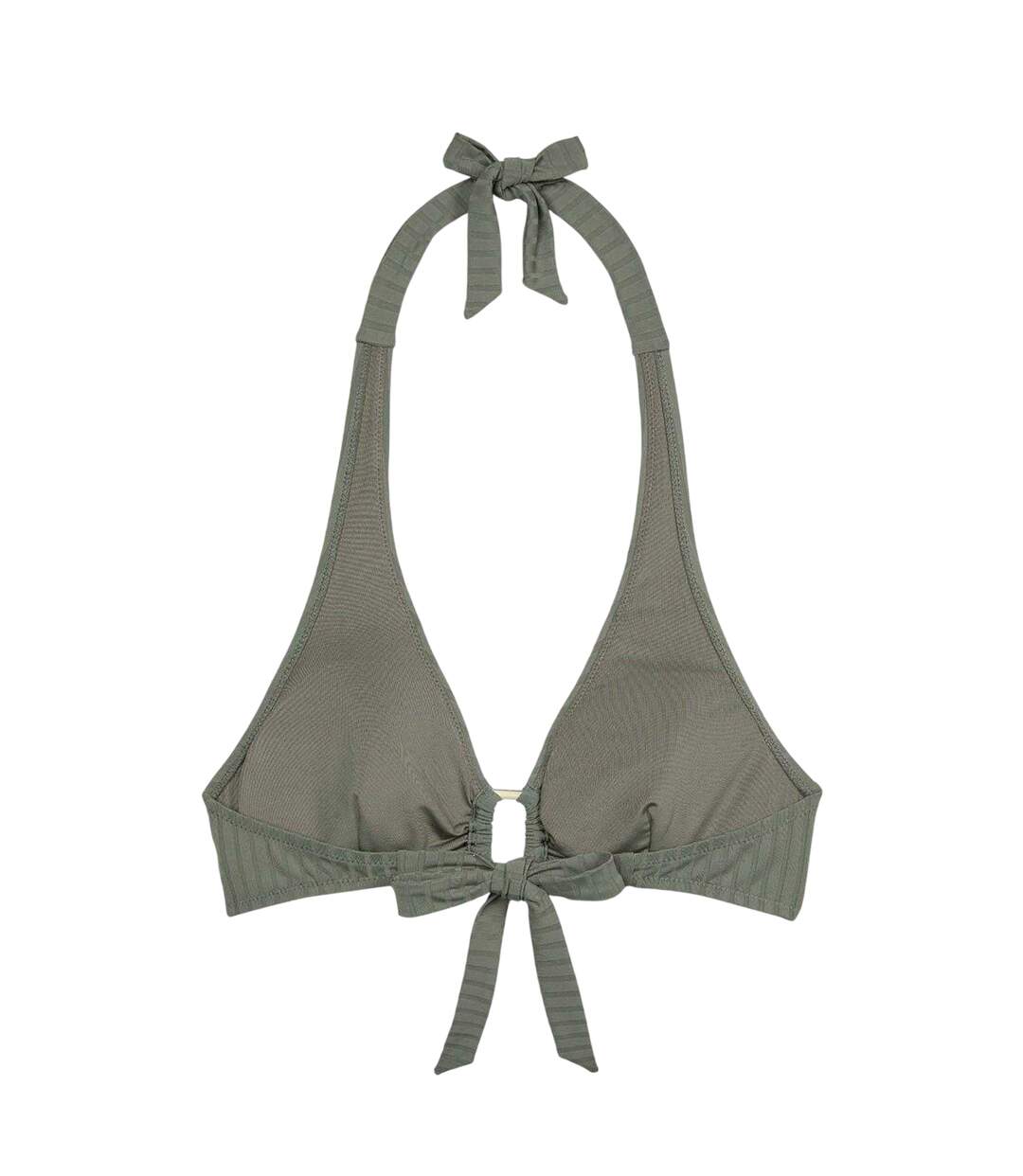 Haut De Maillot De Bain Motif/style Triangle Femme Vert Chelsea Peers-3
