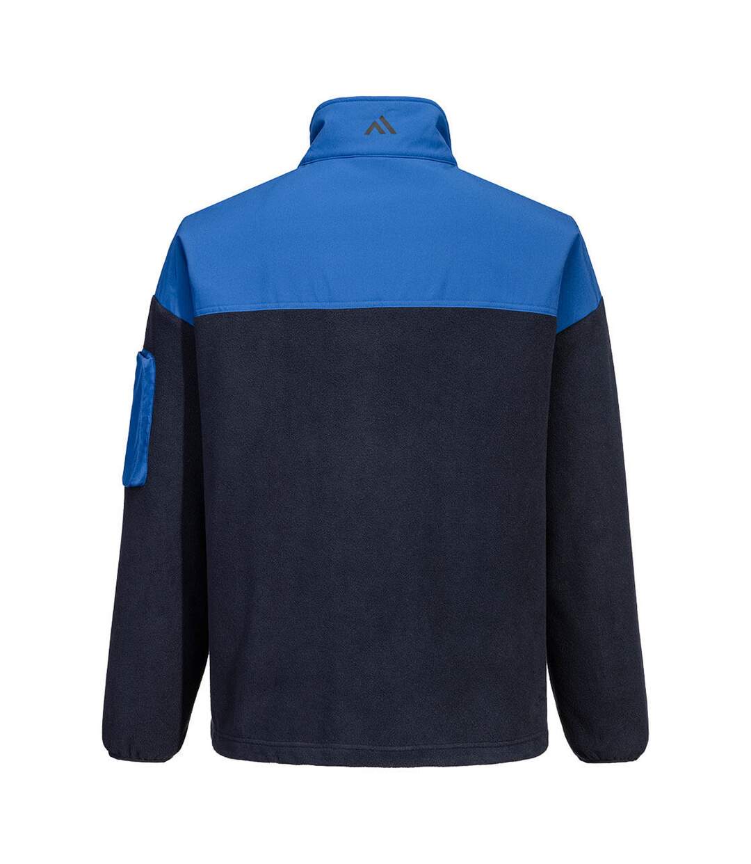 Unisex adult kx3 two tone quarter zip fleece top dark navy/quartz Portwest-2