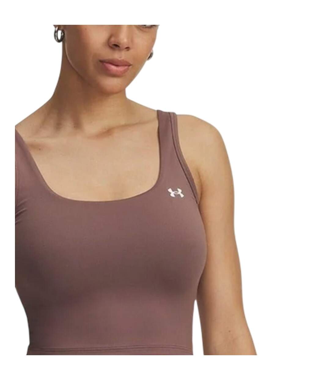 Womens/ladies Motion Logo Tank Top Taupe Under Armour-4