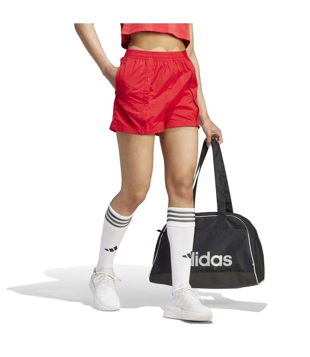 Short Tiro Femme Rouge Adidas-4