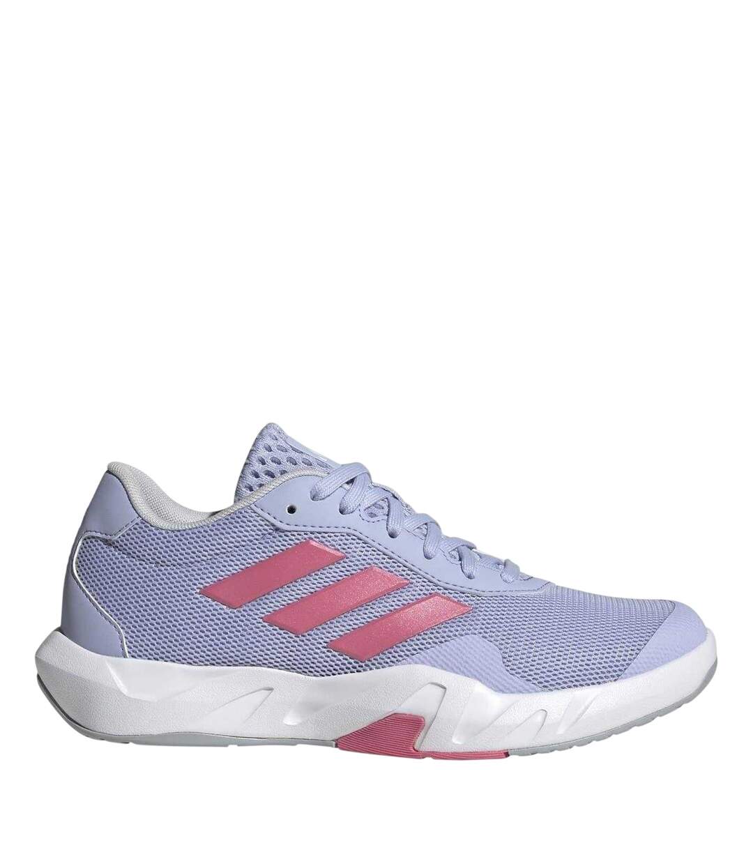 Baskets Motif/style 3 Rayures Amplimove Femme Rose Violet Adidas-4