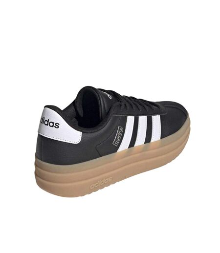 Baskets Court Bold Femme Noir Blanc Marron Pâle Adidas