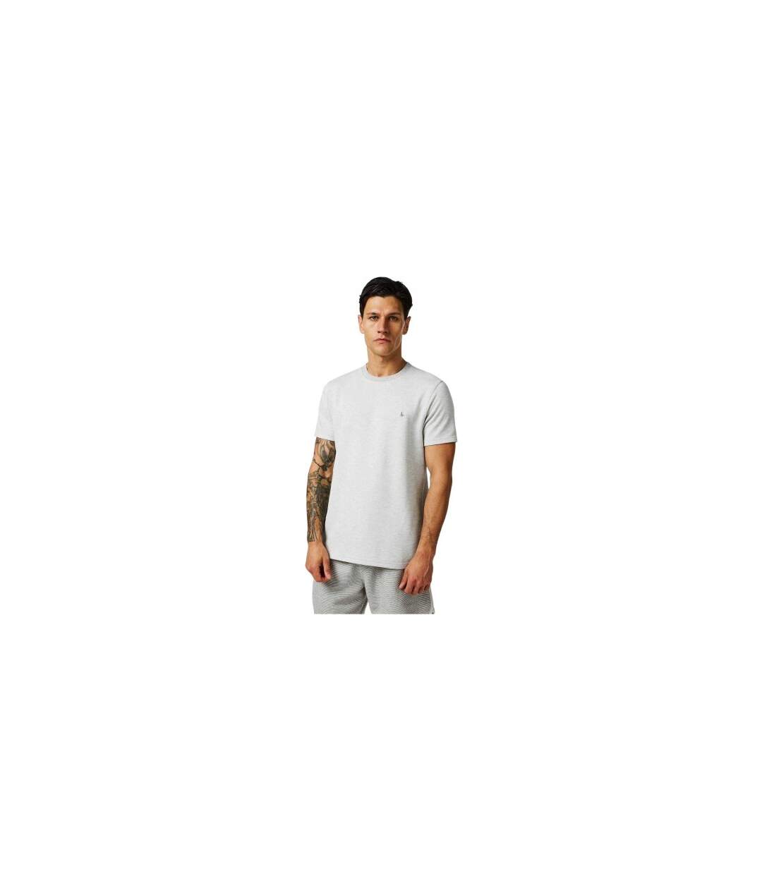 T-shirt Siro Homme Gris Blanc Chiné Jack Wills-1