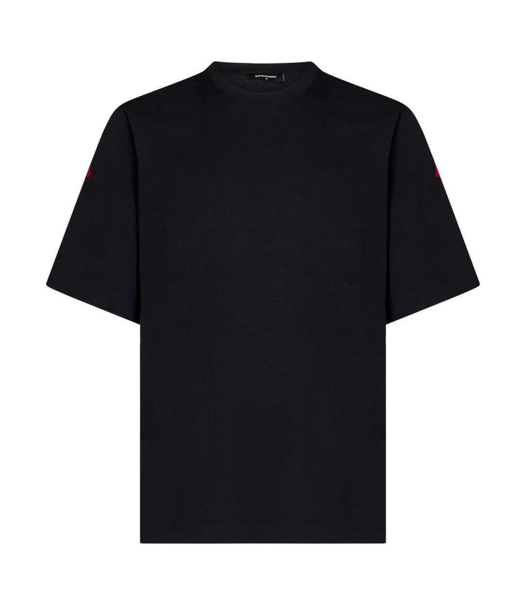 T-shirt Motif/style Écriture Horrifique Homme Noir DSquared2-1