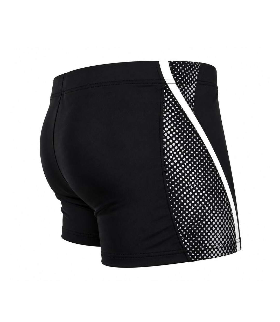 Boxer de bain noir/gris homme lagon bleu lucas-2