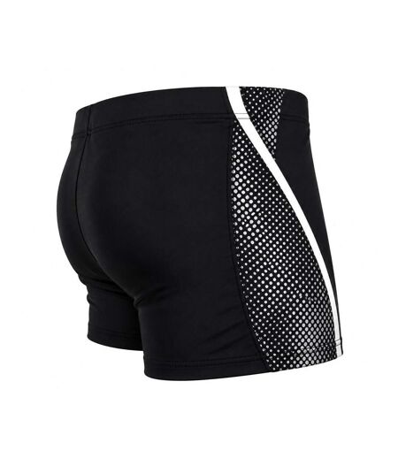 Boxer de bain noir/gris homme lagon bleu lucas