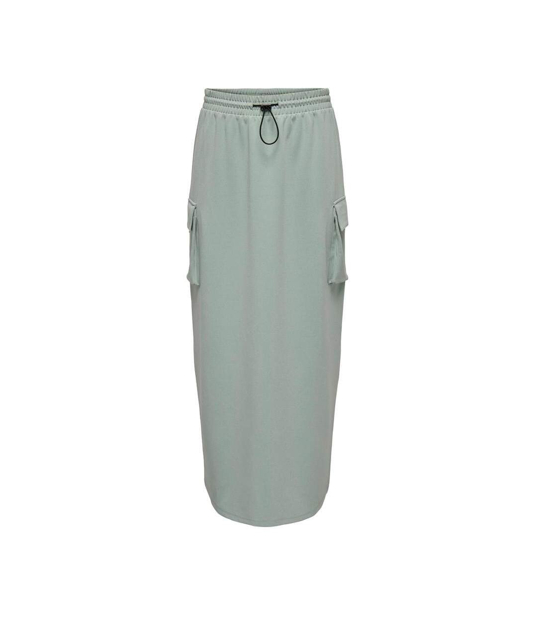 Jupe verte femme jdy pocket maxi skirt - l-1