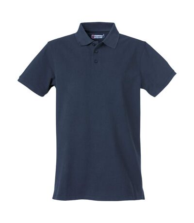 Polo Heavy Premium Homme Bleu Marine Foncé Clique