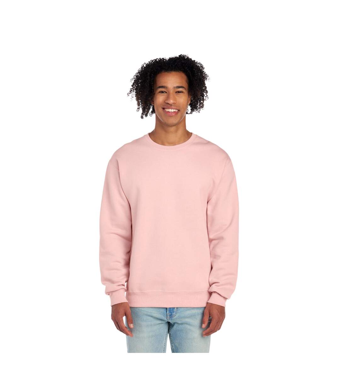 Sweat Adulte Rose Pâle Jerzees-2