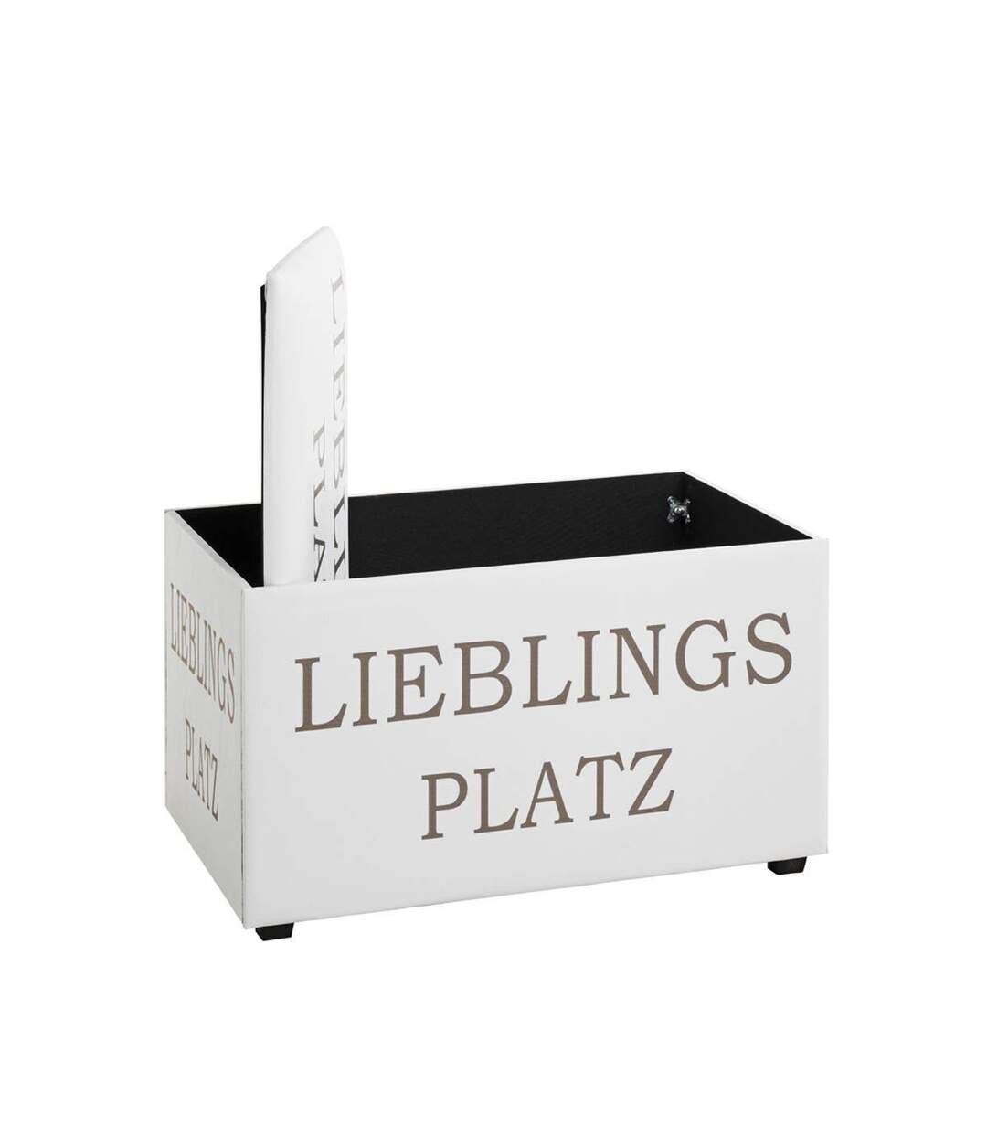 Coffre de Rangement Lieblings Platz 65cm Blanc-3