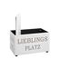 Coffre de Rangement Lieblings Platz 65cm Blanc-3