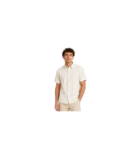 Chemise Motif/style Uni Homme Blanc Jack And Jones