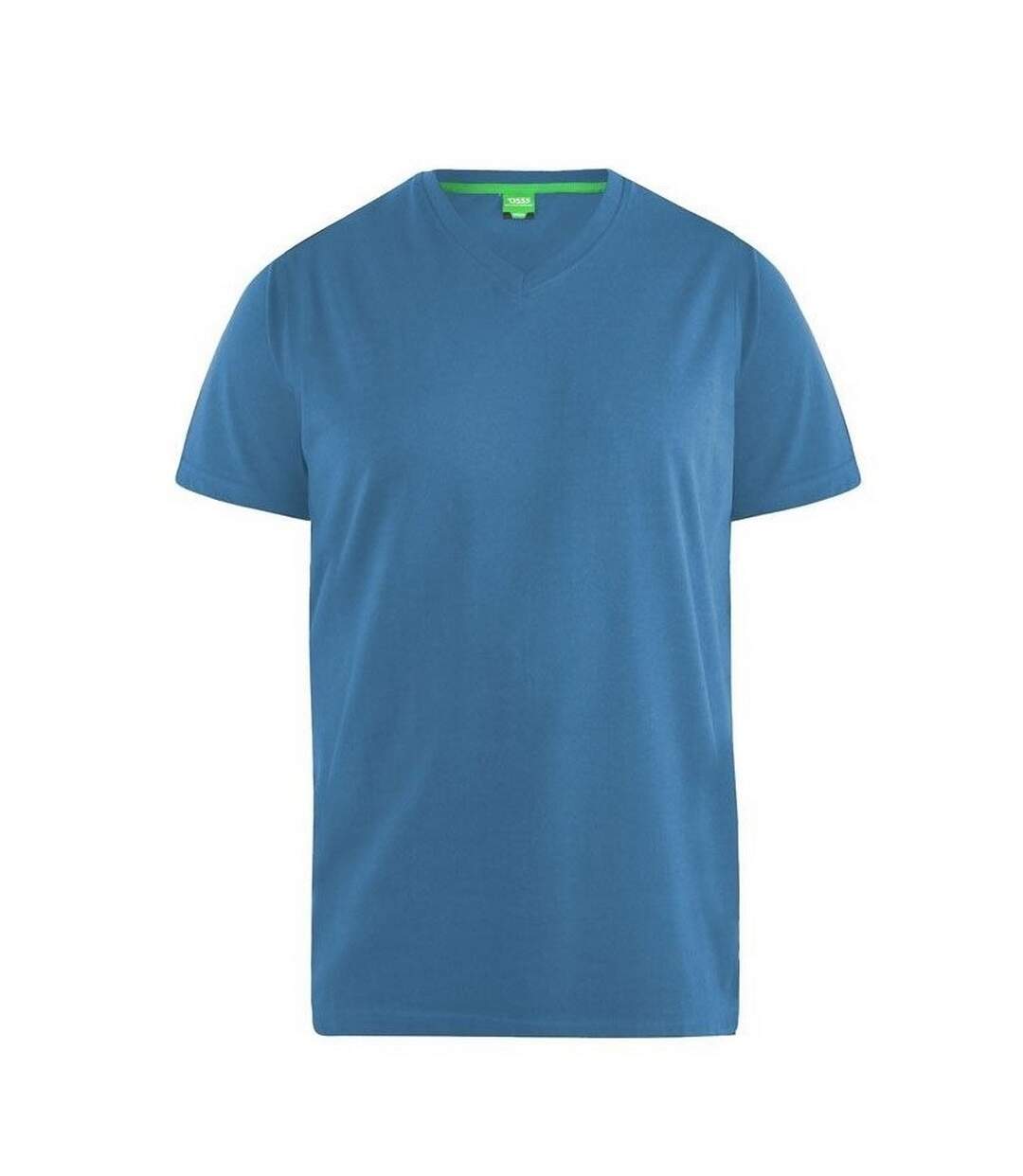 Duke - T-shirt col V Signature - homme (Bleu sarcelle) - UTDC184