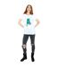 Disney Womens/Ladies Alphabet A Is For Ariel Cotton Boyfriend T-Shirt (Blanc) - UTBI42671-4