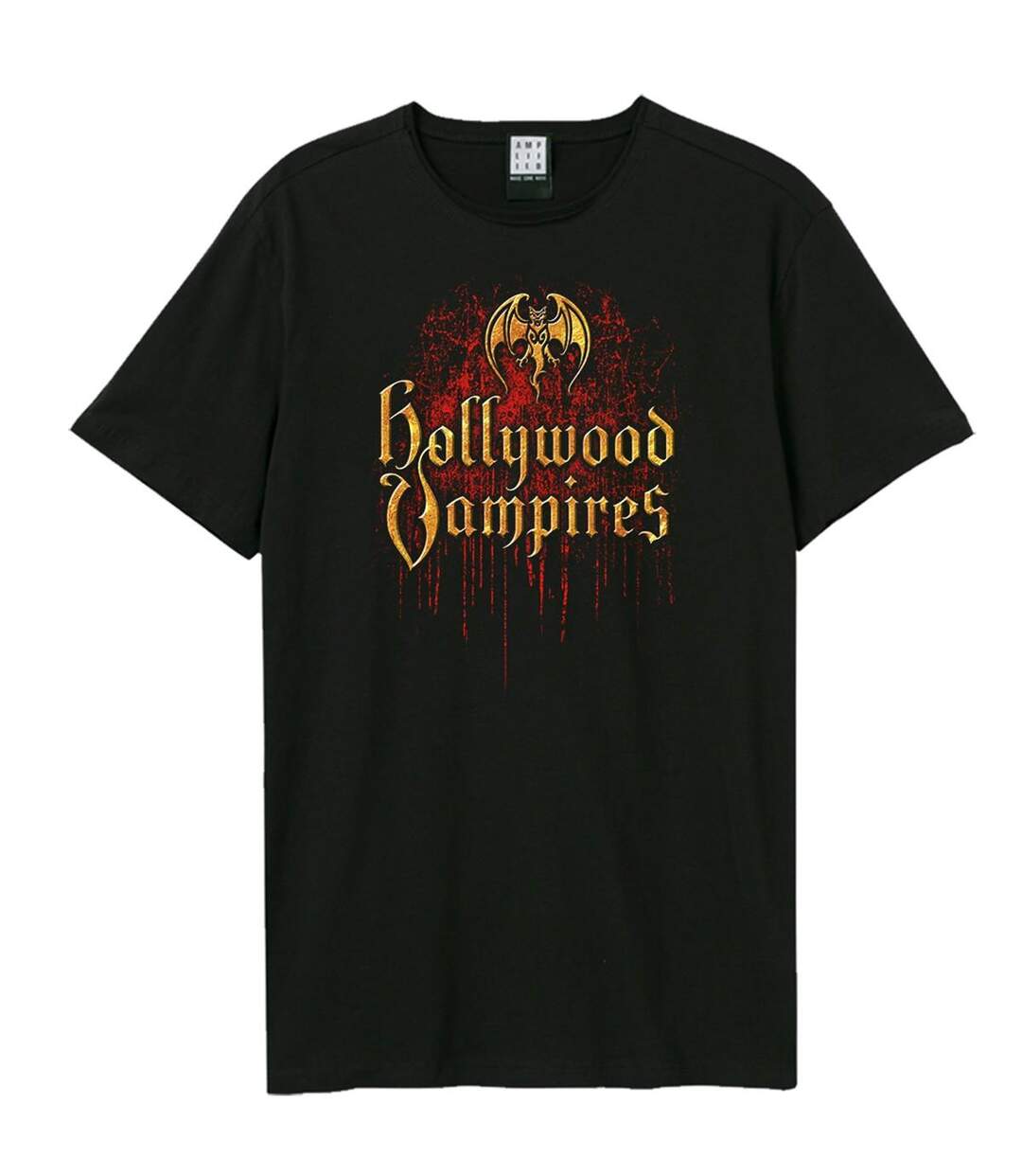 T-shirt Style Hollywood Vampires Bad Blood Adulte Noir Amplified-1