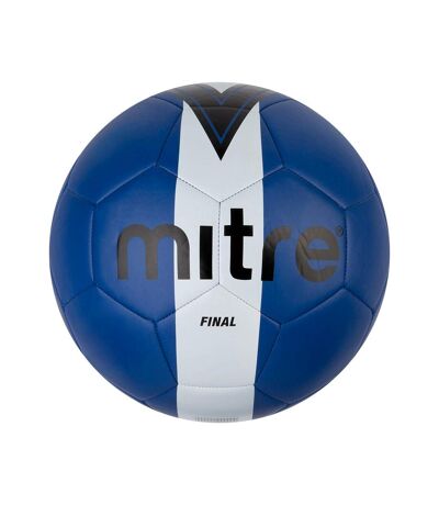 Ballon de foot final taille 5 bleu / blanc Mitre