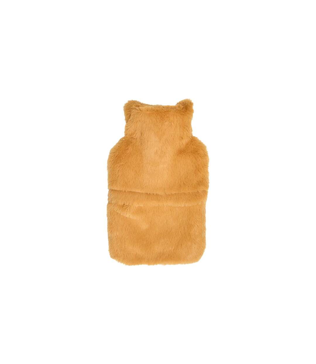 Bouillotte Imitation Fourrure Capybara 1L Marron-2