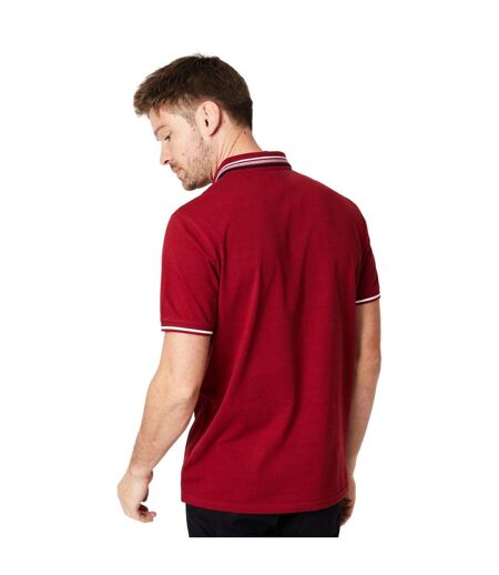 Polo homme rouge tomate Burton Burton