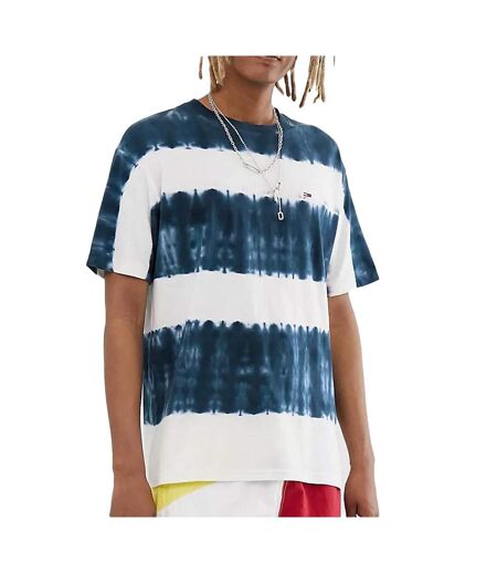 T-shirt Blanc/Bleu Homme Tommy Hilfiger DM0DM13064 - M