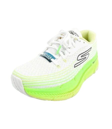 Baskets Max Cushioning Premier Homme Blanc Vert Skechers
