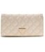 Giully Quilted Clutch Bag One Size Bone Guess-1
