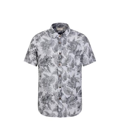 Mountain Warehouse Mens Tropical Short-Sleeved T-Shirt (White)