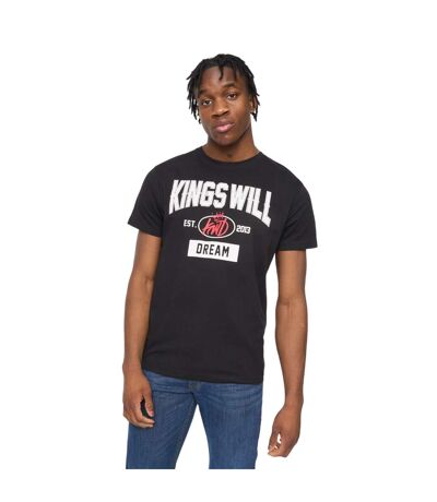 Mens knockout t-shirt black Kings Will Dream