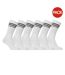 Pack Of 4  Unisex Adult Crow Crew Socks  Bright White G-Star-1