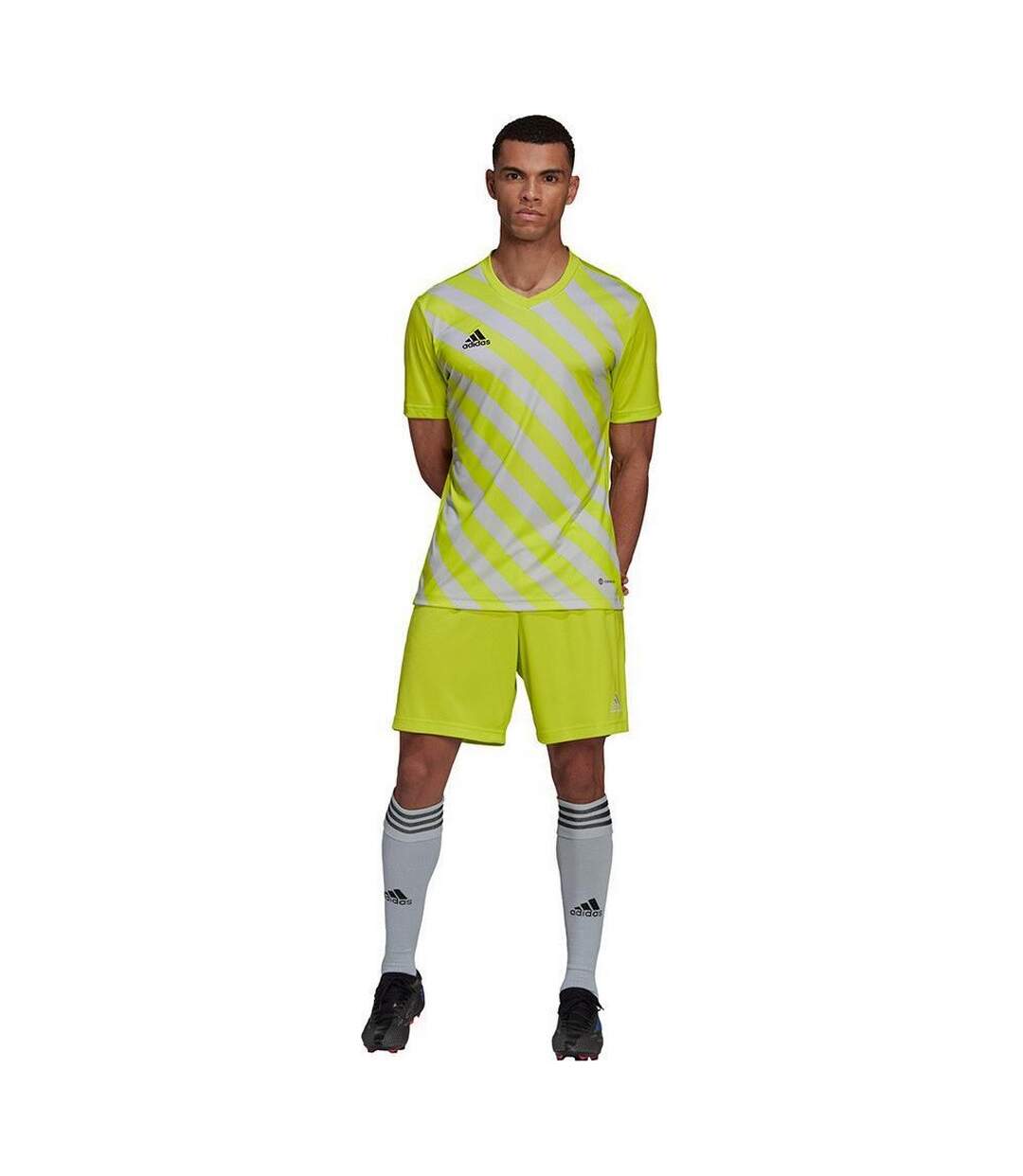 Maillot Entrada Homme Noir Jaune Adidas-1