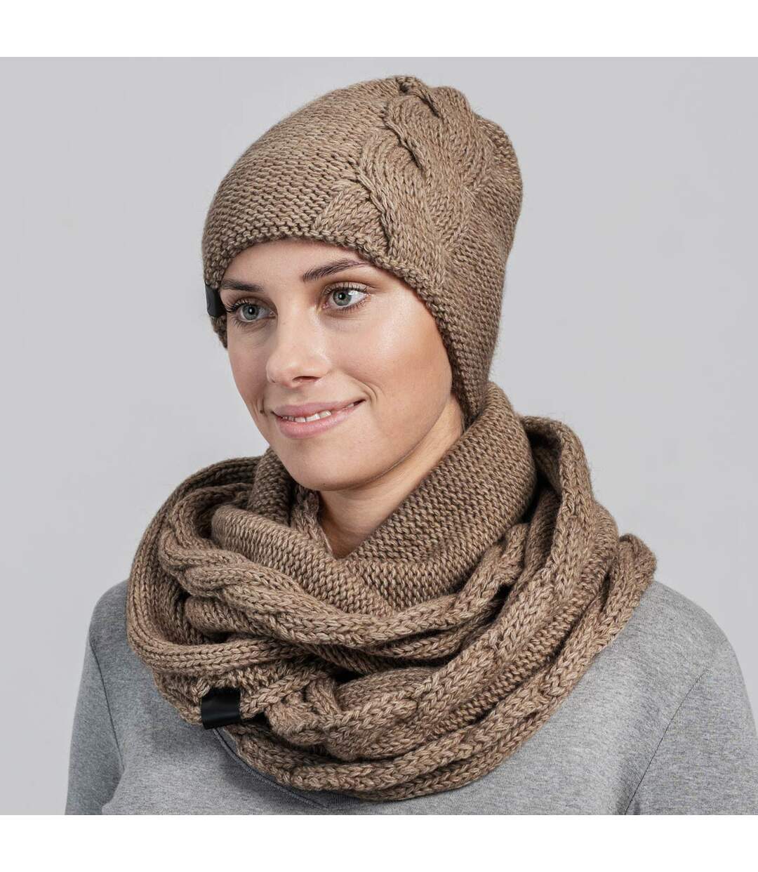 Snood et bonnet Moyna  - Fabriqué en UE-2