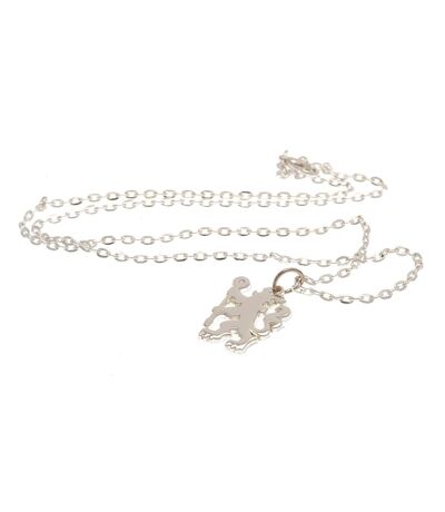 Chelsea FC Crest Necklace & Pendant (Silver) (One Size) - UTTA11339