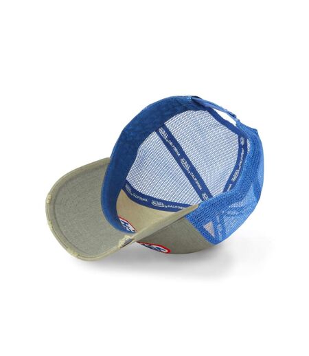 Casquette baseball avec filet effet usé et écusson Mac Supply Vondutch