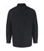 D555 mens richard oxford kingsize long-sleeved shirt black Duke