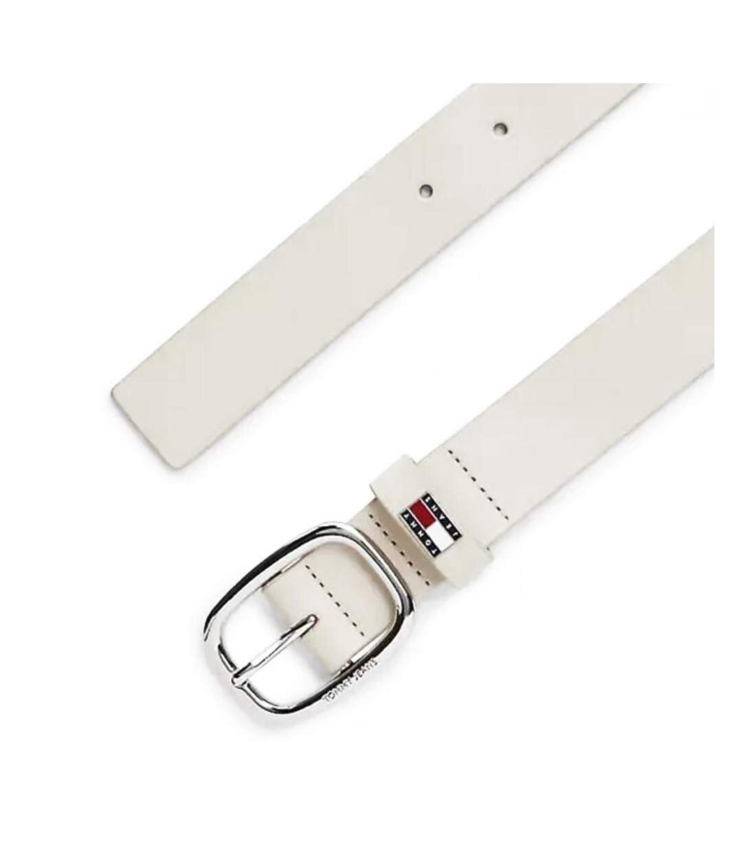 Ceinture beige femme tommy hilfiger oval 3.0 - t 80-2