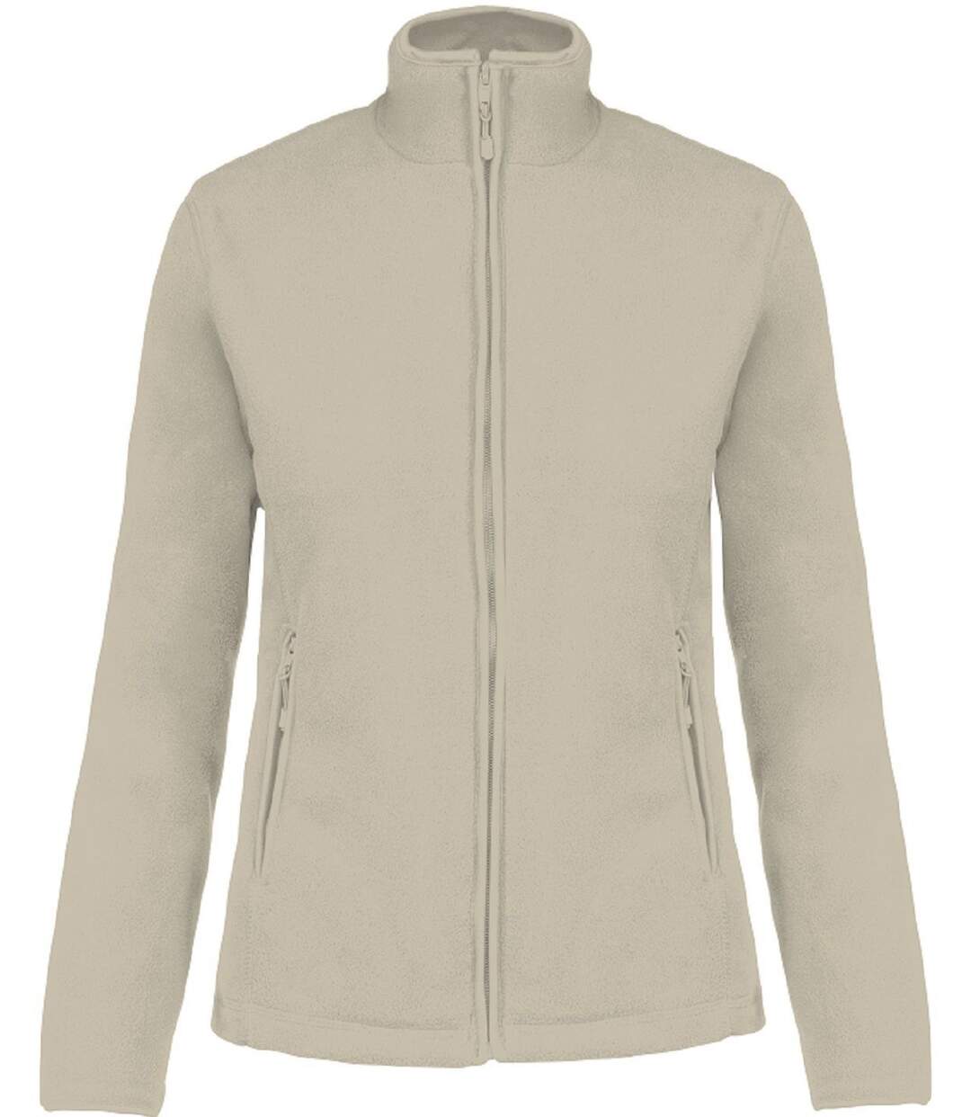 Veste micropolaire zippée - Femme - K907 - beige