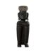 Statue Déco Assise Ethnique 49cm Noir-1