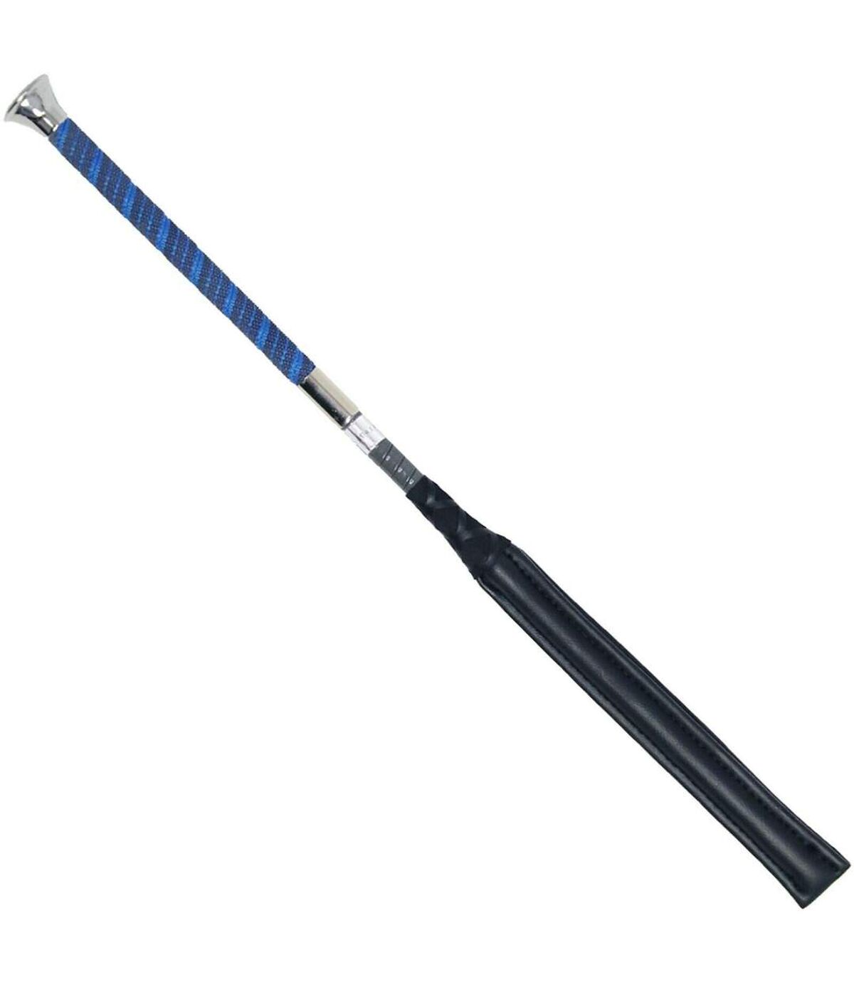 Coldstream Next Generation Pressen Horse Jumping Whip (Gray/Blue)
