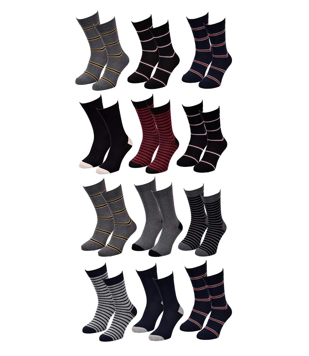 Chaussettes Homme CHEVIGNON CELIEN Pack de 12 Paires