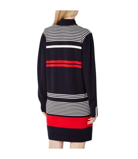 Womens/ladies C_fuenta Dress Black Red Boss