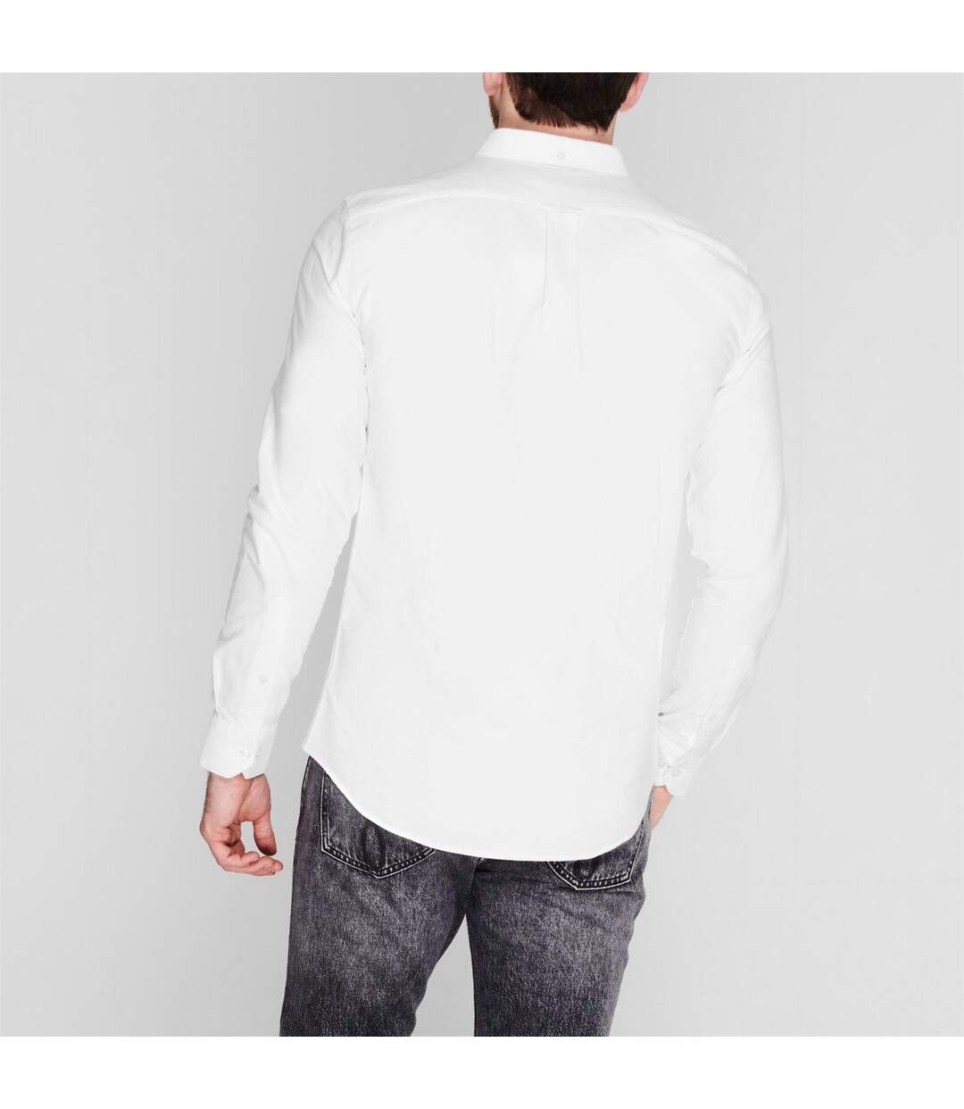 Chemise À Boutons Manches Longues Motif/style Rétro Homme Blanc Farah-4