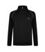 Mens Cotton Casual Track Top Black Boss-2