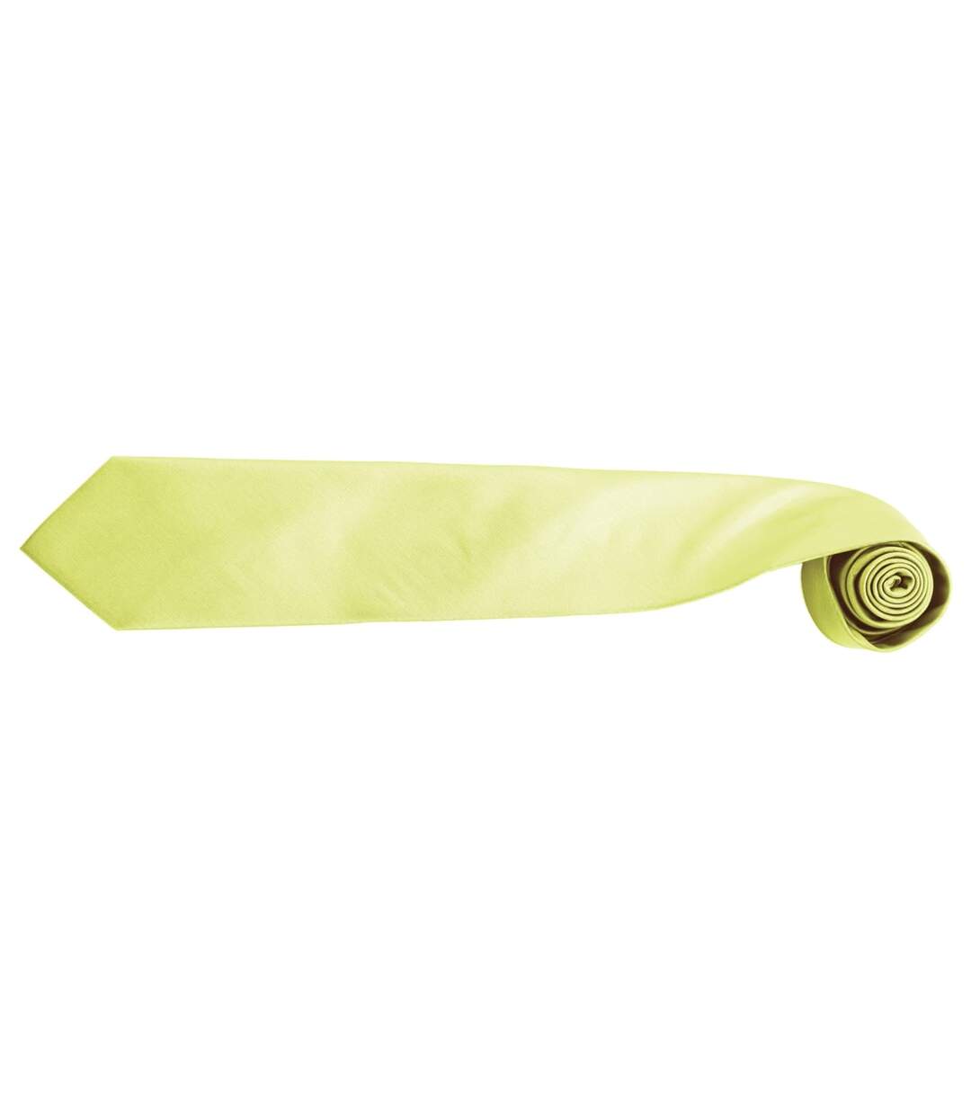 Lot de 2  Cravate à clipser homme taille unique vert citron Premier