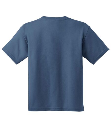 Youth Unisex Heavy Cotton T-shirt Indigo Blue Gildan