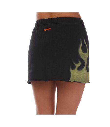 Jupe Law Flames Femme Noir Jaune Heron Preston